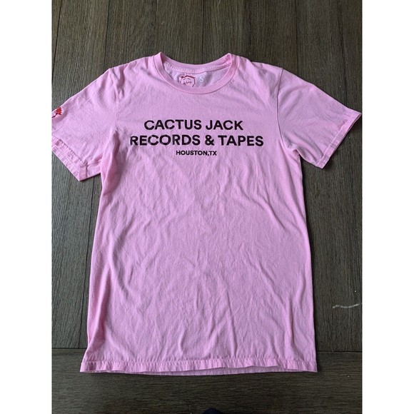 Travis Scott Cactus Jack Records And Tapes T Shirt Size Small - Picture 1 of 4
